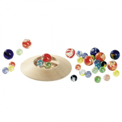 Szklaki Marbles - Szklane kulki z podstawą do grania i dekoracji