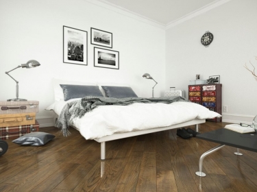 Podłoga drewniana w sypialni