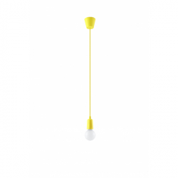 Lampa wisząca DIEGO 1 żółta