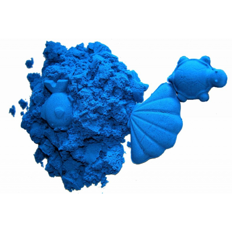 Niebieski piasek kinetyczny ColorSand - 1 kg