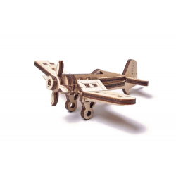 WoodTrick Puzzle mechaniczny samolot Korsarz
