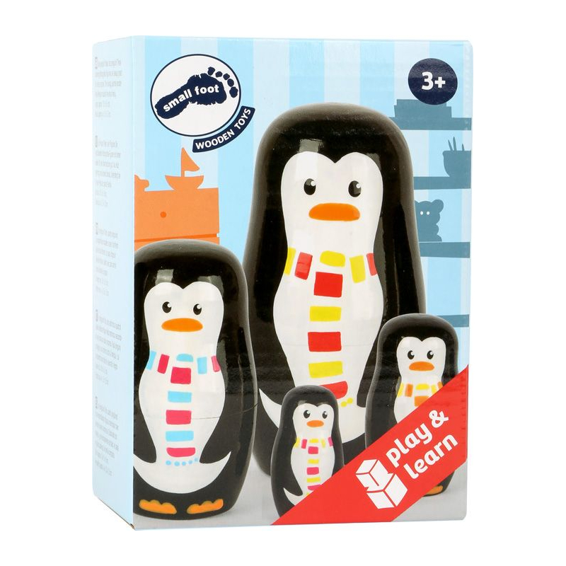 Matrioszka - Rodzinka Pingwinków