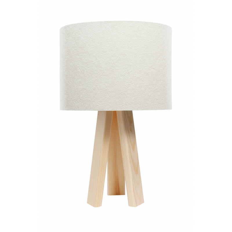 Lampa stołowa mini-trójnóg biały 
