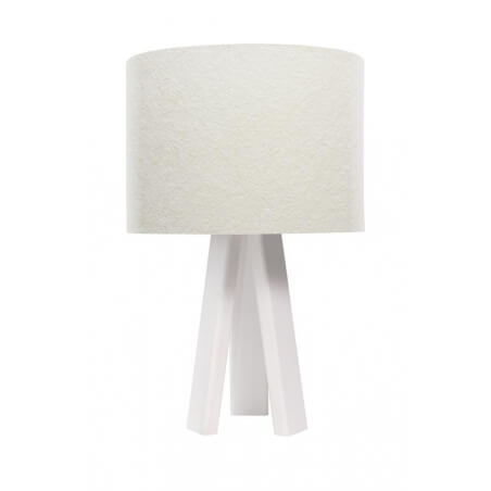 Lampa stołowa mini-trójnóg kremowy