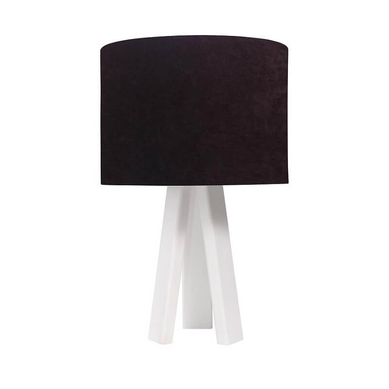 Lampa stołowa mini-trójnóg brązowy