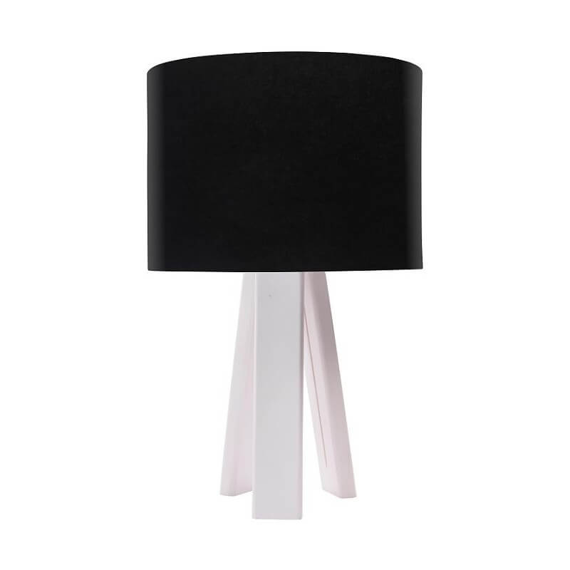 Lampa stołowa mini-trójnóg czarny