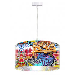 Lampa wisząca Grafitti style