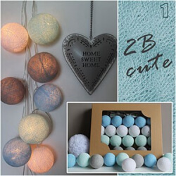 Świecce kule cotton balls 2B cute - 10szt
