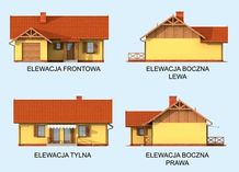 Elewacja PT OREGON dom letniskowy CE