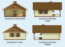 Elewacja PT PALPALA dom letniskowy CE