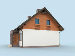 Wizualizacja PT AVALON szkielet drewniany, dom mieszkalny jednorodzinny z poddaszem uytkowym CE