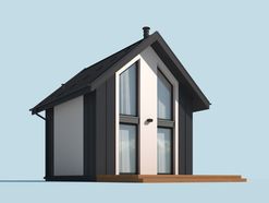 Wizualizacja PT LIDO A dom letniskowy na zgoszenie do 35 m2 CE