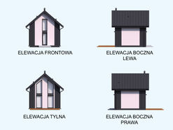 Wizualizacja PT LIDO A dom letniskowy na zgoszenie do 35 m2 CE