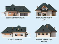 Wizualizacja PT VITORIA projekt domu mieszkalnego CE