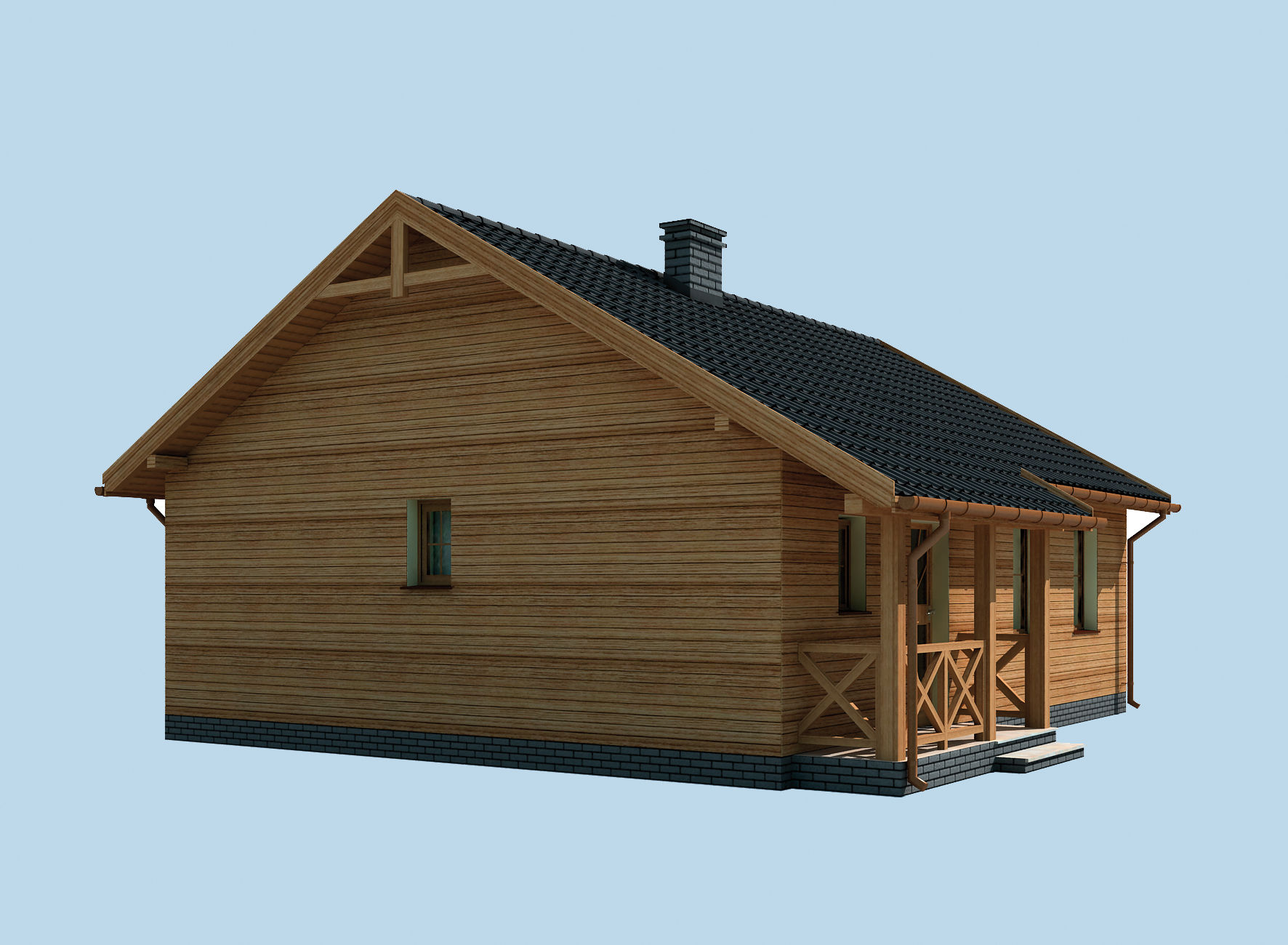 Wizualizacja PT LA PALMA 2 C dom mieszkalny, caoroczny CE