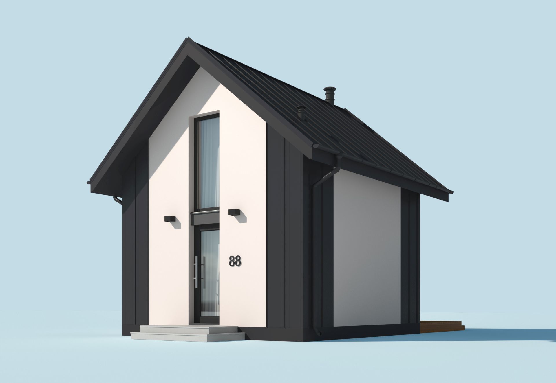 Wizualizacja PT LIDO A dom letniskowy na zgoszenie do 35 m2 CE