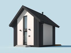 Wizualizacja PT LIDO A dom letniskowy na zgoszenie do 35 m2 CE