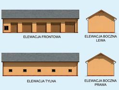 Wizualizacja PT G224 gara piciostanowiskowy CE