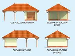 Wizualizacja PT G249 gara jednostanowiskowy z wiat CE