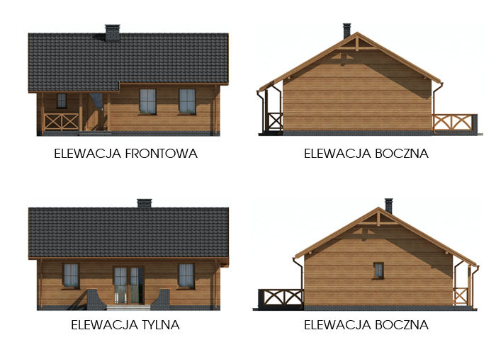 Wizualizacja PT LA PALMA 2 C dom mieszkalny, caoroczny CE